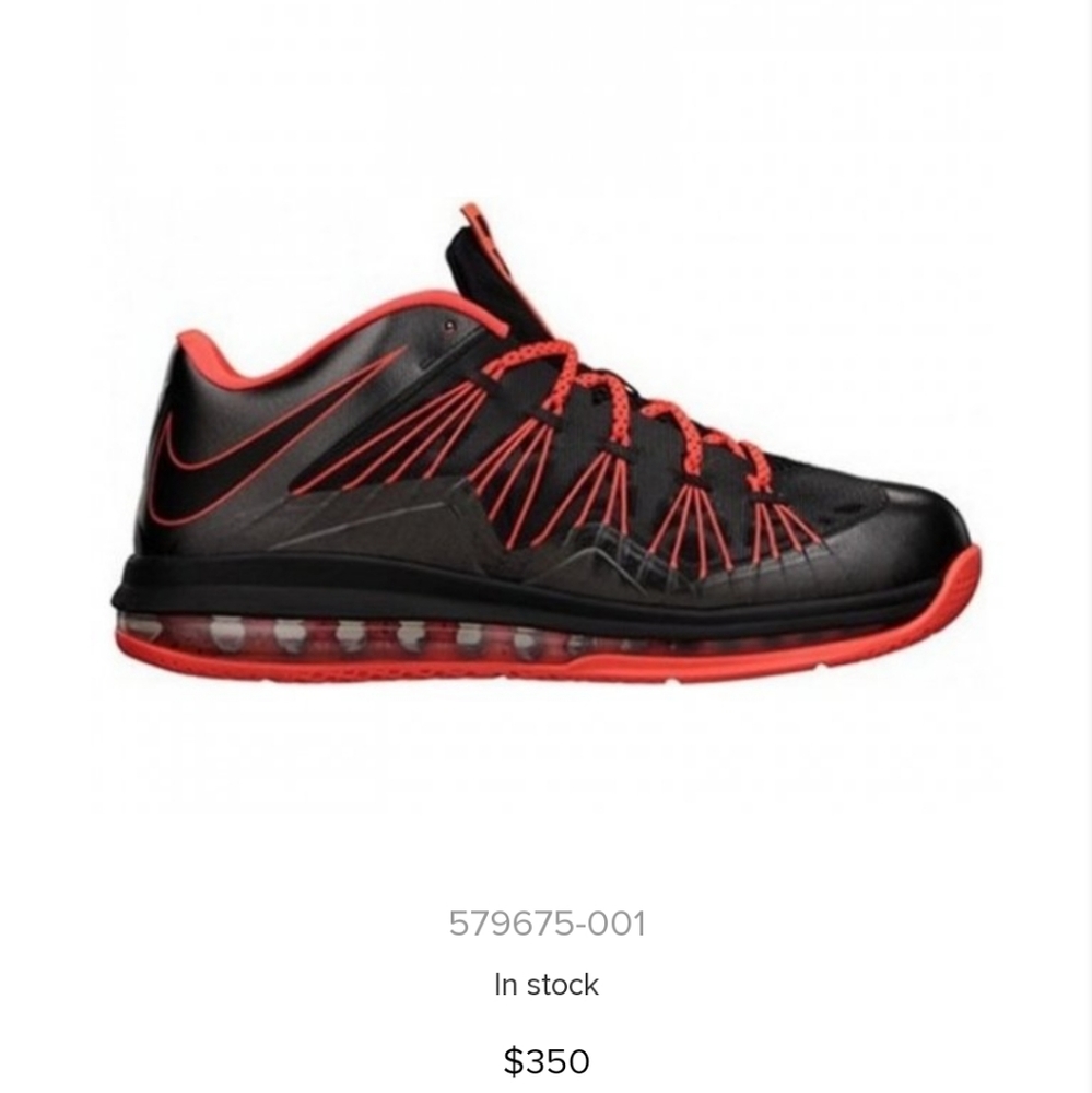Air Max Lebron 10's low